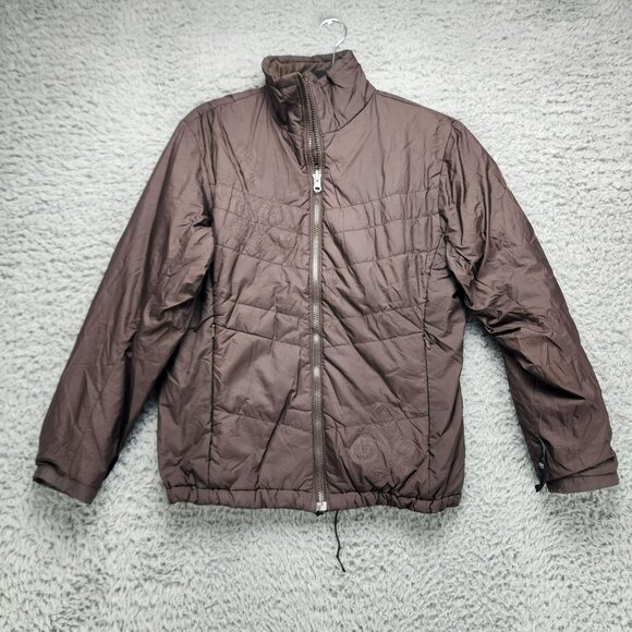 Columbia Jacket Womens Small Brown Polyester Nylon Full Zip Insulated LIner - Picture 1 of 9
